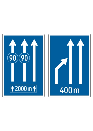 Artikelbild des Artikels “§53/23b Voranzeiger Autobahn Fahrstreifenverlauf “