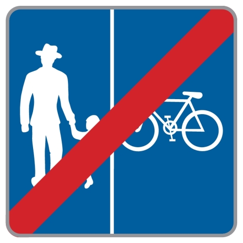 Artikelbild des Artikels “§53/29d Ende eines Geh-  und Radweges ohne Benützungspflicht “