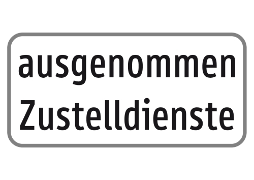 Artikelbild des Artikels “§54 Zusatztafel Bild Z16 “