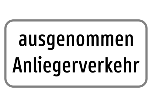 Artikelbild des Artikels “§54 Zusatztafel Bild Z28 “