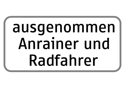 Artikelbild des Artikels “§54 Zusatztafel Bild Z32 “