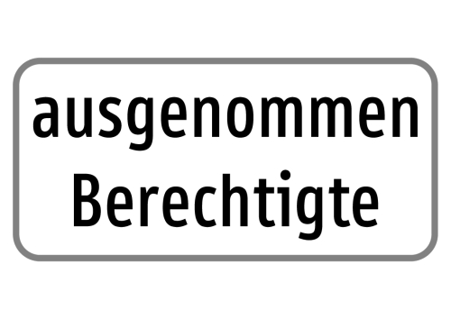 Artikelbild des Artikels “§54 Zusatztafel Bild Z36 “