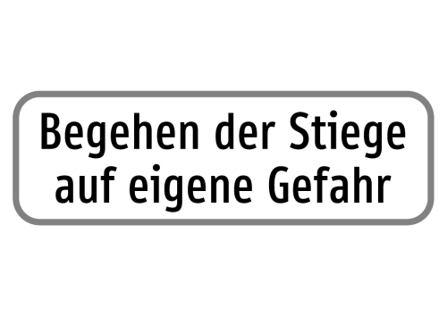 Artikelbild des Artikels “§54 Zusatztafel Bild Z51 “