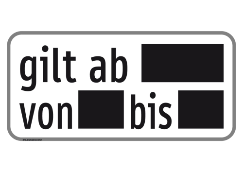 Artikelbild des Artikels “§54 Zusatztafel Bild Z61 “