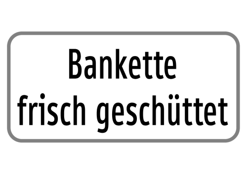 Artikelbild des Artikels “§54 Zusatztafel Bild Z95 “