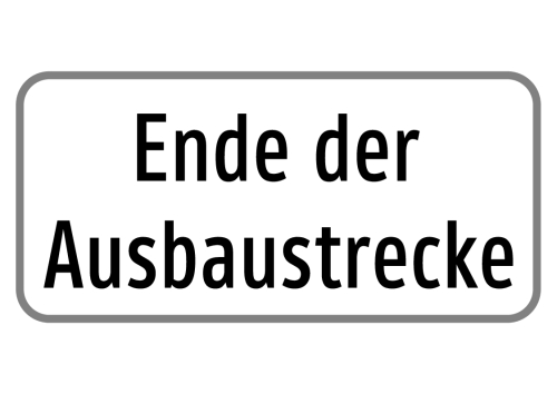 Artikelbild des Artikels “§54 Zusatztafel Bild Z96 “