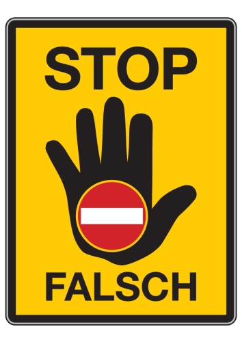 Artikelbild des Artikels “Geisterfahrerwarntafel “