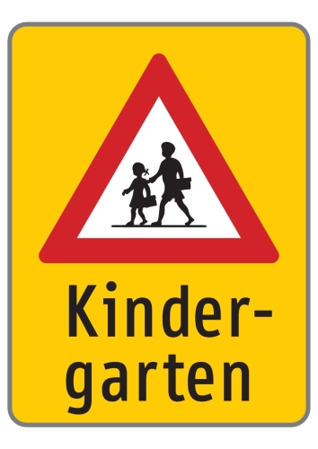 Artikelbild des Artikels “Hinweistafel 'KINDERGARTEN' “