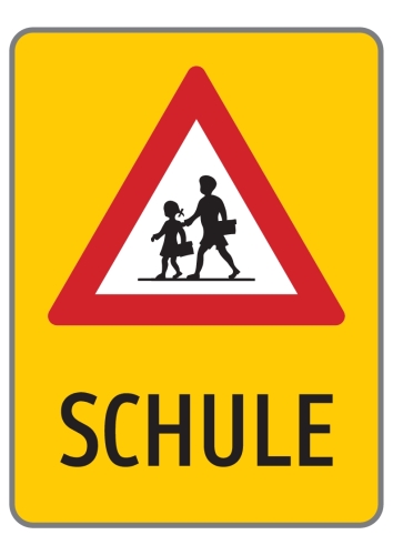 Artikelbild des Artikels “Hinweistafel 'SCHULE' “