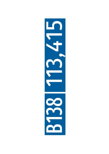 Artikelbild des Artikels “Kilometertafel Format 5 Landesstraßen B+L “