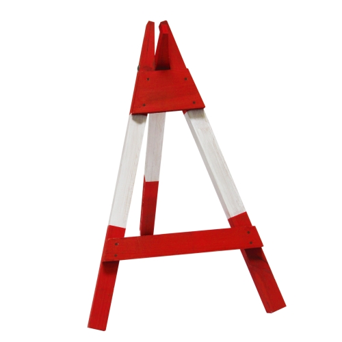 Artikelbild des Artikels “Klappständer rot/weiß aus Holz “