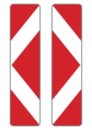 Artikelbild des Artikels “Leitbaken    Winkelform für rechts oder links (Baustelle) “