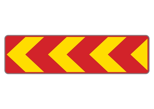 Artikelbild des Artikels “Leitplanken rechteckig  rot/gelb “