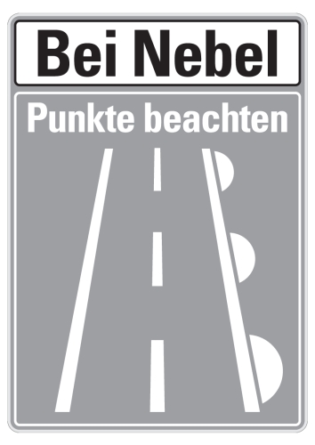Artikelbild des Artikels “Nebelwarntafel “