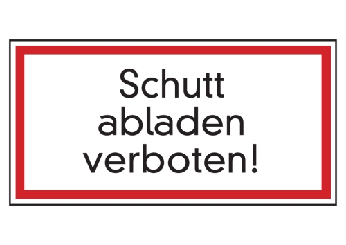 Artikelbild des Artikels “Schutt abladen verboten! “