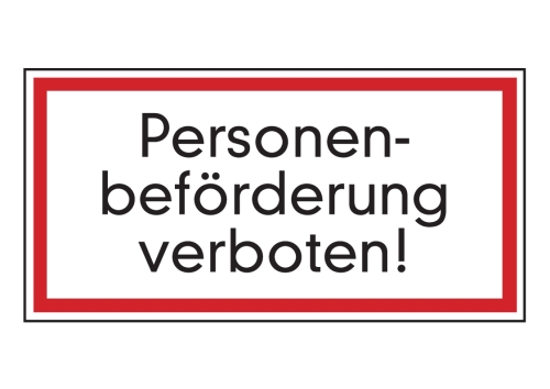 Artikelbild des Artikels “Personenbeförderung verboten! “