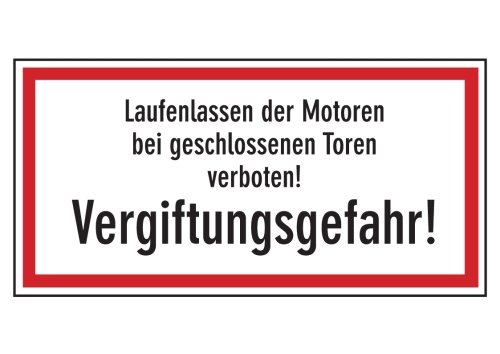 Artikelbild des Artikels “Laufenlassen der Motoren bei geschlossenen Toren verboten! Vergiftungsgefahr! “