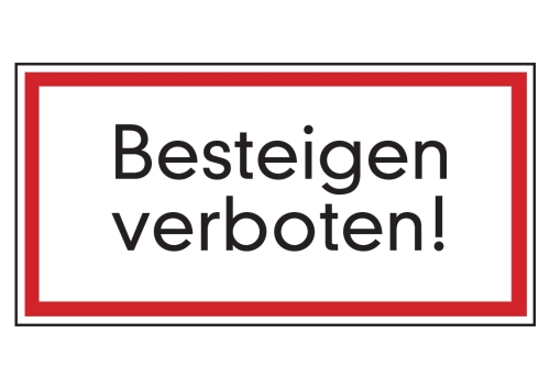 Artikelbild des Artikels “Besteigen verboten! “