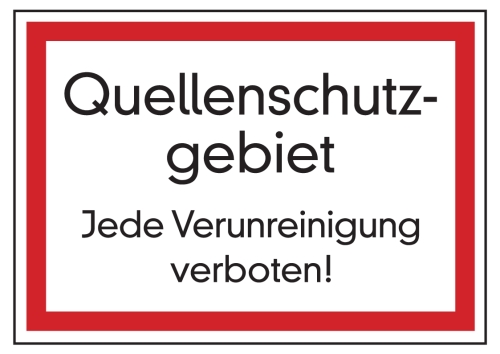 Artikelbild des Artikels “Quellenschutzgebiet Jede Verunreinigung verboten “