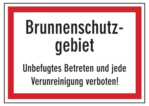 Artikelbild des Artikels “Brunnenschutzgebiet Unbefugtes Betreten und jede Verunreinigung verboten! “