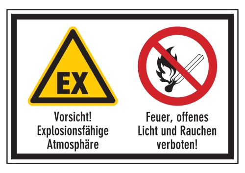 Artikelbild des Artikels “Vorsicht! Explosionsfähige Atmosphäre/Feuer, offenes Licht und Rauchenverboten “