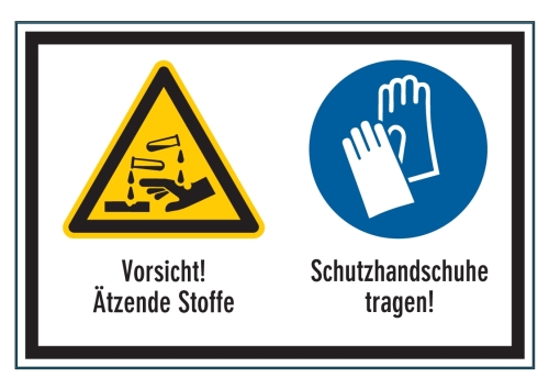 Artikelbild des Artikels “Vorsicht! Ätzende Stoffe/Schutzhandschuhe tragen “