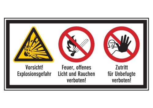 Artikelbild des Artikels “Mehrsymbolschild W002 / P003 / P06 “