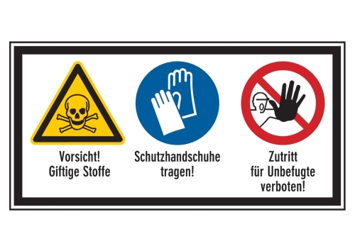 Artikelbild des Artikels “Mehrsymbolschild W016 / M009 / P06 “