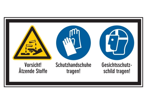 Artikelbild des Artikels “Mehrsymbolschild W023 / M009 / M013 “