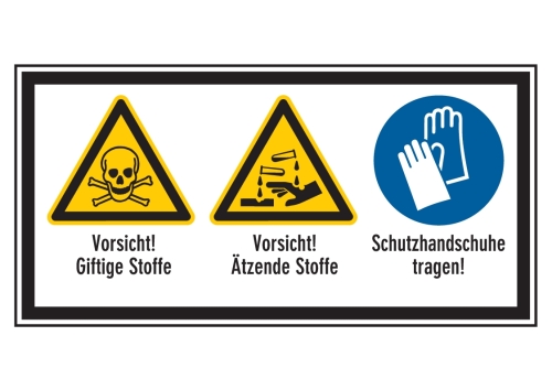 Artikelbild des Artikels “Mehrsymbolschild W016 / W023 / M009 “