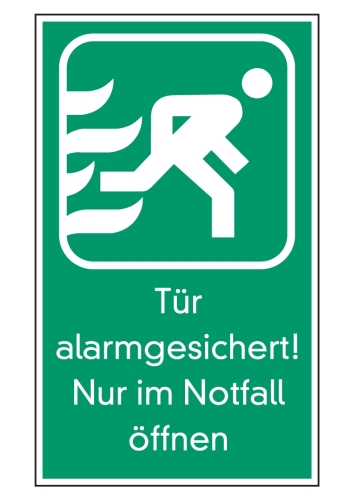 Artikelbild des Artikels “Tür alarmgesichert! Nur im Notfall öffnen “