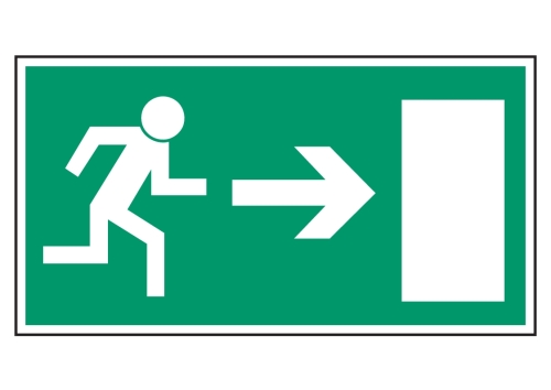 Artikelbild des Artikels “Rettungsweg-Notausgang rechts “