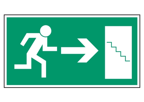 Artikelbild des Artikels “Rettungsweg über Treppe rechts “