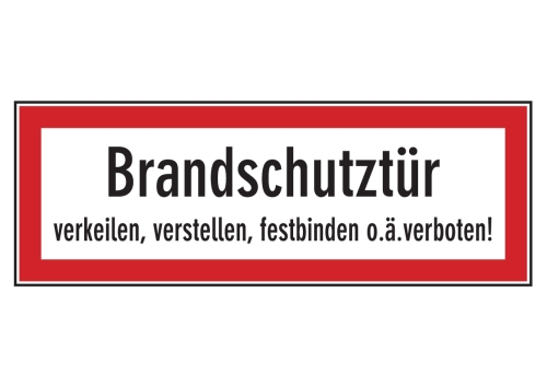 Artikelbild des Artikels “Brandschutztür verkeilen, verstellen, festbinden  o.ä. verboten! “