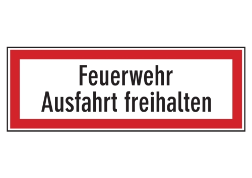 Artikelbild des Artikels “Feuerwehr Ausfahrt freihalten “