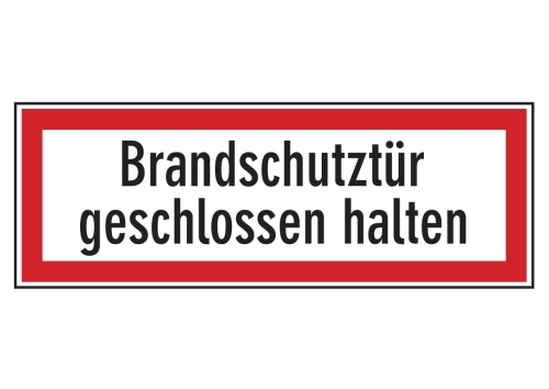 Artikelbild des Artikels “Brandschutztür geschlossen halten “