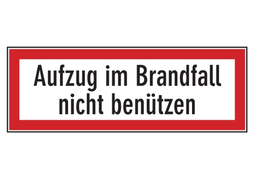 Artikelbild des Artikels “Aufzug im Brandfall nicht benützen “