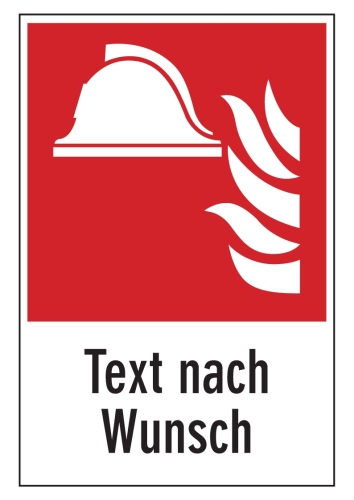 Artikelbild des Artikels “Brandbekämpfung (leer)  mit Wunschtext “