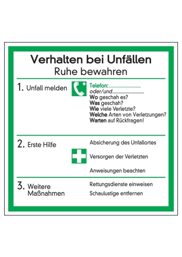 Artikelbild des Artikels “Verhalten bei Unfällen “