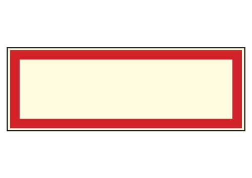 Artikelbild des Artikels “Hinweiszeichen nachleuchtend (leer) m.Wunschtext “