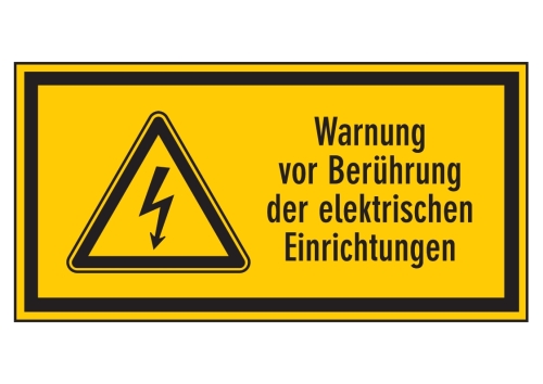 Artikelbild des Artikels “Warnung vor Berührung der elektrischen Einrichtungen “
