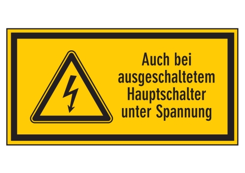 Artikelbild des Artikels “Auch bei ausgeschaltetem Hauptschalter unter Spannung! “