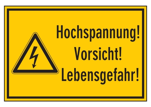 Artikelbild des Artikels “Hochspannung Vorsicht Lebensgefahr “