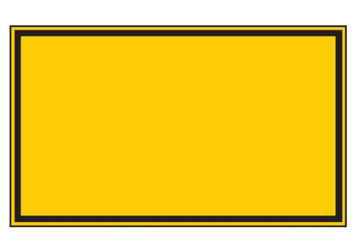 Artikelbild des Artikels “Warnschild gelb (leer)  mit Wunschtext “