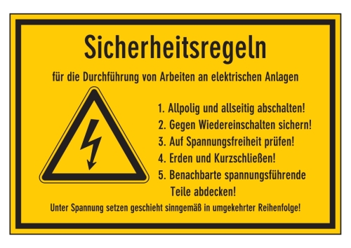 Artikelbild des Artikels “Sicherheitsregeln “