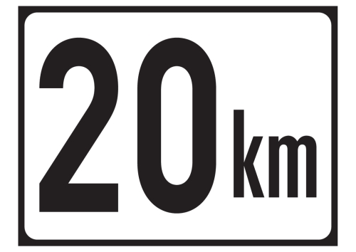 Artikelbild des Artikels “20km Tafel “