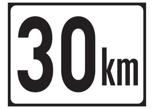 Artikelbild des Artikels “30km Tafel “