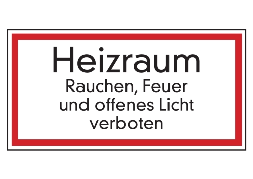 Artikelbild des Artikels “Heizraum Rauchen, Feuer und offenes Licht verboten “