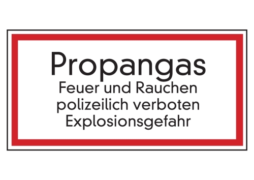 Artikelbild des Artikels “Propangas Feuer u. Rauchen polizeilich verboten “