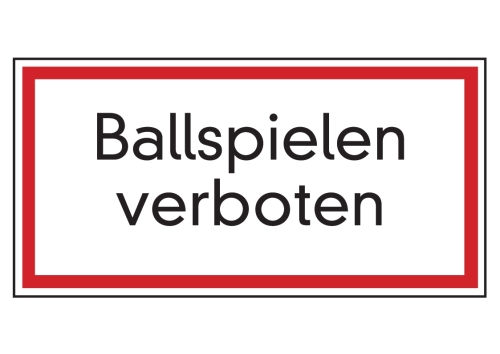 Artikelbild des Artikels “Ballspielen verboten “